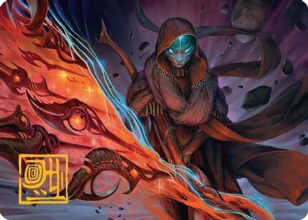 Weftstalker Ardent Art Card (Gold-Stamped Signature) (AAEOE-020) - Art Series: Edge of Eternities | Grognard Games