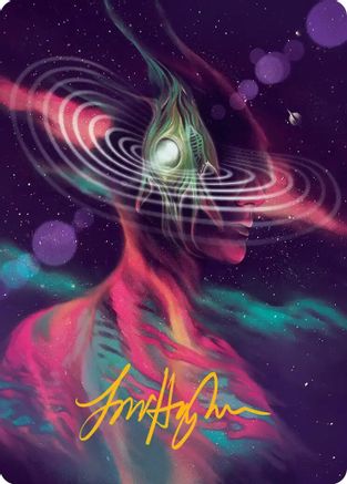 Terrasymbiosis Art Card (Gold-Stamped Signature) (AAEOE-041) - Art Series: Edge of Eternities | Grognard Games