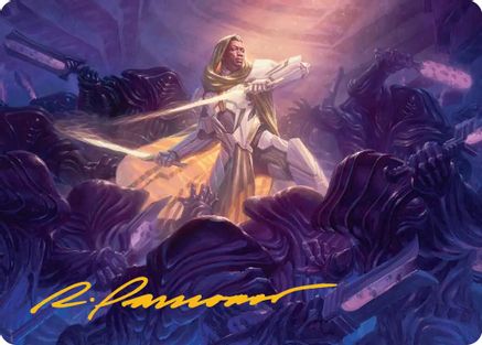Syr Vondam, Sunstar Exemplar Art Card (Gold-Stamped Signature) (AAEOE-025) - Art Series: Edge of Eternities | Grognard Games