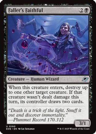 Faller's Faithful (EOE-100) - Edge of Eternities Foil | Grognard Games