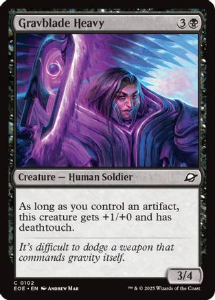 Gravblade Heavy (EOE-102) - Edge of Eternities Foil | Grognard Games