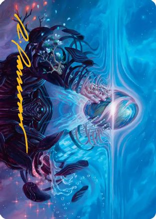 The Endstone Art Card (Gold-Stamped Signature) (AAEOE-028) - Art Series: Edge of Eternities | Grognard Games