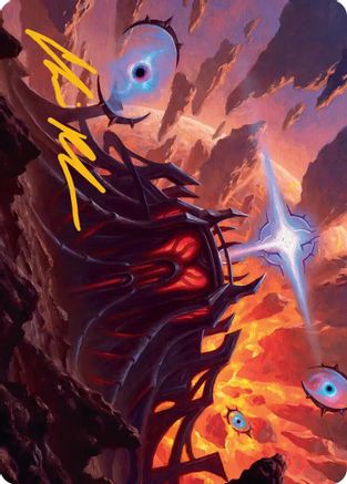 Secluded Starforge Art Card (Gold-Stamped Signature) (AAEOE-032) - Art Series: Edge of Eternities | Grognard Games