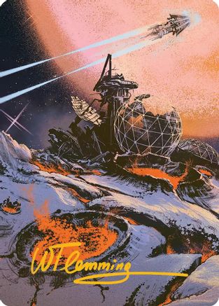 Petrified Field Art Card (Gold-Stamped Signature) (AAEOE-052) - Art Series: Edge of Eternities | Grognard Games