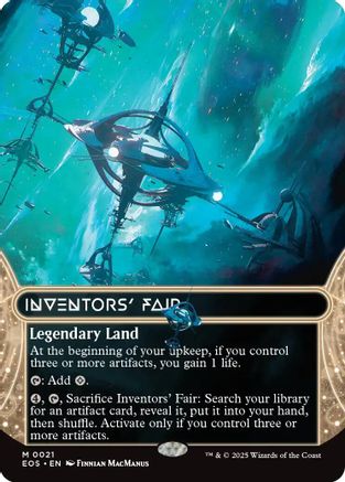 Inventors' Fair (0021) (Borderless) (EOS-021) - Edge of Eternities: Stellar Sights Foil | Grognard Games