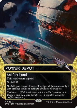 Power Depot (0034) (Borderless) (EOS-034) - Edge of Eternities: Stellar Sights | Grognard Games