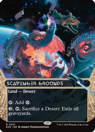 Scavenger Grounds (0037) (Borderless) (EOS-037) - Edge of Eternities: Stellar Sights | Grognard Games