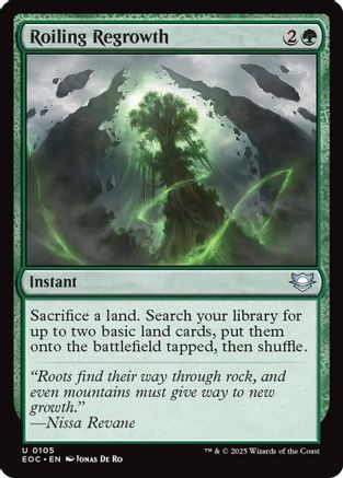 Roiling Regrowth (EOC-105) - Commander: Edge of Eternities | Grognard Games