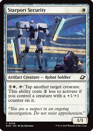 Starport Security (EOE-039) - Edge of Eternities Foil | Grognard Games