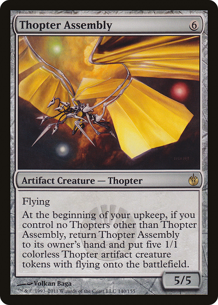 Thopter Assembly [Mirrodin Besieged] | Grognard Games