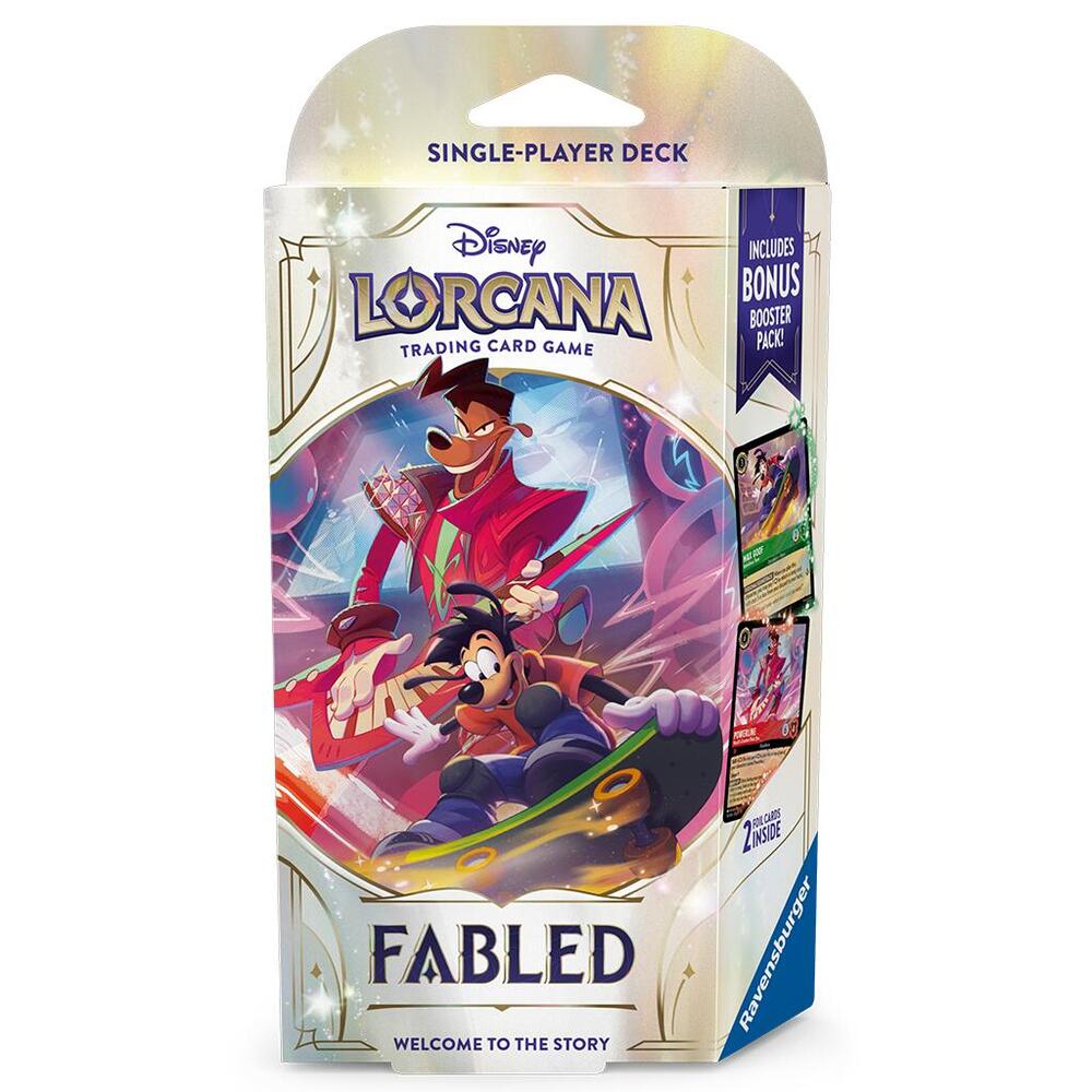 Disney Lorcana TCG: Fabled Starter Deck Emerald/Ruby (Pre-Order) | Grognard Games