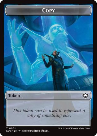 Copy // Clue Double-Sided Token (EOC-3 // 12) - Commander: Edge of Eternities | Grognard Games