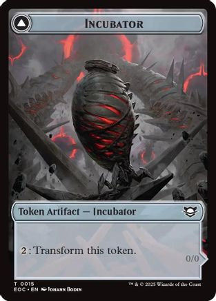 Incubator // Phyrexian Double-Sided Token (EOC-15 // 15) - Commander: Edge of Eternities | Grognard Games