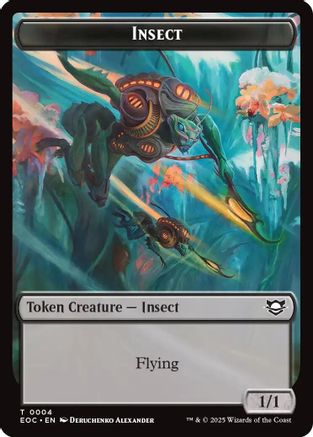 Insect // Beast (0005) Double-Sided Token (EOC-4 // 5) - Commander: Edge of Eternities | Grognard Games