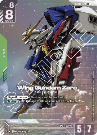 Wing Gundam Zero (LR+) - Newtype Rising (GD01-024) Holofoil