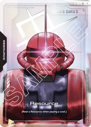 Resource (R-005) (C+) - Newtype Rising (R-005) Holofoil | Grognard Games