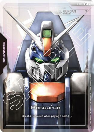 Resource (R-007) (C+) - Newtype Rising (R-007) Holofoil | Grognard Games
