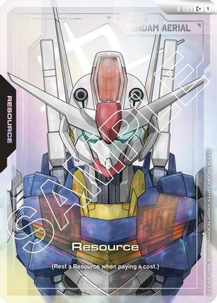Resource (R-009) (C+) - Newtype Rising (R-009) Holofoil