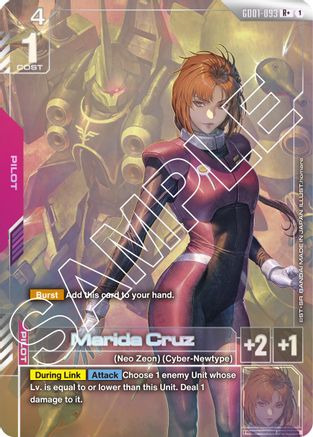 Marida Cruz (R+) - Newtype Rising (GD01-093) Holofoil