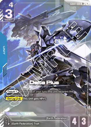 Delta Plus (R+) - Newtype Rising (GD01-006) Holofoil | Grognard Games