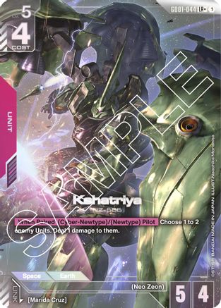 Kshatriya (GD01-044) (LR+) - Newtype Rising (GD01-044) Holofoil