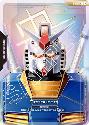 Resource (R-002) (C++) - Newtype Rising (R-002) Holofoil | Grognard Games