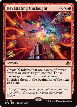 Devastating Onslaught (PRE-132) - Prerelease Cards Foil | Grognard Games