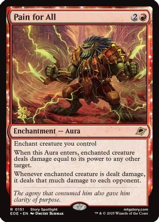 Pain for All (PRE-151) - Prerelease Cards Foil | Grognard Games