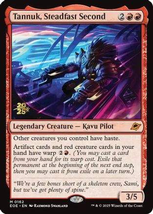 Tannuk, Steadfast Second (PRE-162) - Prerelease Cards Foil | Grognard Games