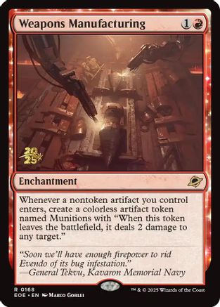 Weapons Manufacturing (PRE-168) - Prerelease Cards Foil | Grognard Games