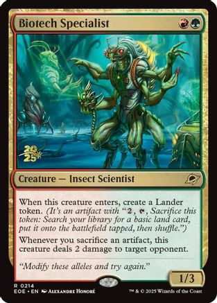 Biotech Specialist (PRE-214) - Prerelease Cards Foil | Grognard Games