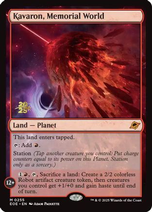Kavaron, Memorial World (PRE-255) - Prerelease Cards Foil | Grognard Games