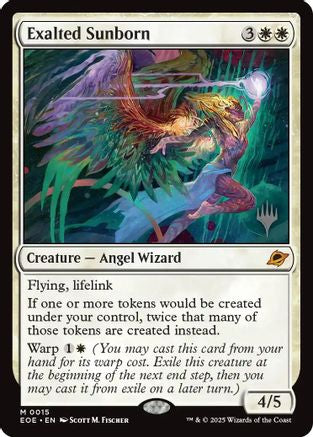 Exalted Sunborn (PPEOE-015) - Promo Pack: Edge of Eternities | Grognard Games