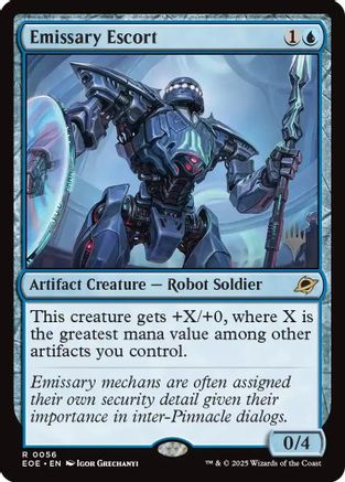 Emissary Escort (PPEOE-056) - Promo Pack: Edge of Eternities Foil | Grognard Games