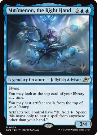 Mm'menon, the Right Hand (PPEOE-068) - Promo Pack: Edge of Eternities | Grognard Games