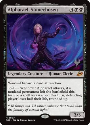 Alpharael, Stonechosen (PPEOE-087) - Promo Pack: Edge of Eternities | Grognard Games