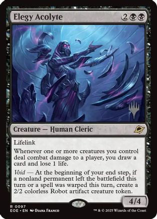 Elegy Acolyte (PPEOE-097) - Promo Pack: Edge of Eternities | Grognard Games