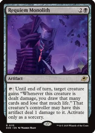 Requiem Monolith (PPEOE-113) - Promo Pack: Edge of Eternities Foil | Grognard Games
