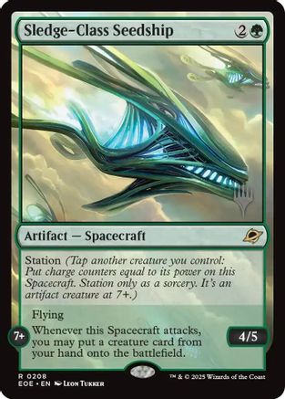 Sledge-Class Seedship (PPEOE-208) - Promo Pack: Edge of Eternities | Grognard Games