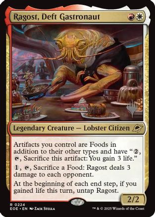Ragost, Deft Gastronaut (PPEOE-224) - Promo Pack: Edge of Eternities | Grognard Games