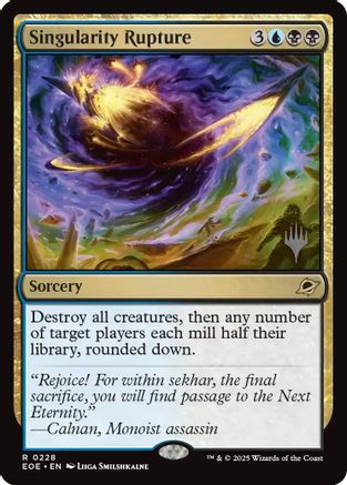 Singularity Rupture (PPEOE-228) - Promo Pack: Edge of Eternities Foil | Grognard Games