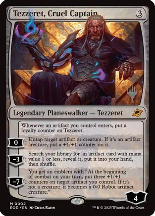 Tezzeret, Cruel Captain (PPEOE-002) - Promo Pack: Edge of Eternities Foil | Grognard Games