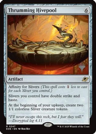 Thrumming Hivepool (PPEOE-247) - Promo Pack: Edge of Eternities | Grognard Games