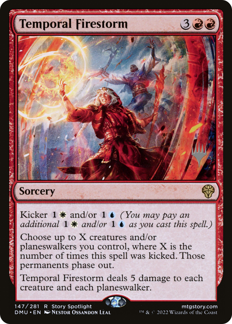 Temporal Firestorm (Promo Pack) [Dominaria United Promos] | Grognard Games