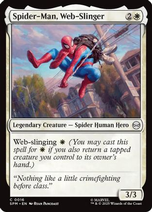 Spider-Man, Web-Slinger (SPM-016) - Marvel's Spider-Man Foil | Grognard Games