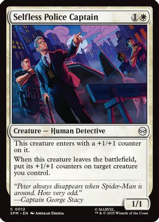 Selfless Police Captain (SPM-012) - Marvel's Spider-Man | Grognard Games