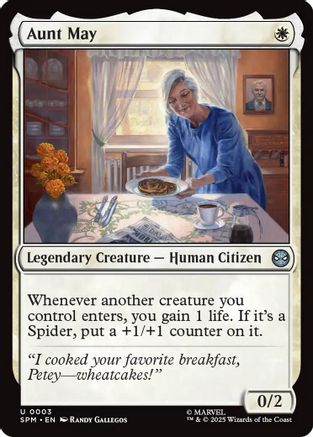 Aunt May (SPM-003) - Marvel's Spider-Man Foil | Grognard Games