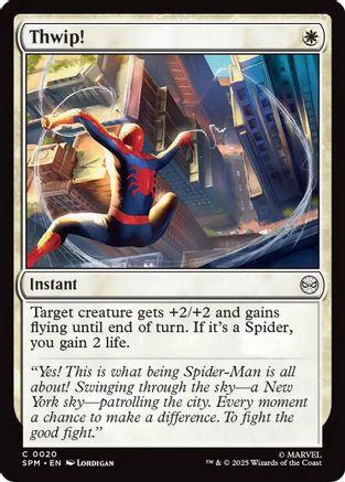 Thwip! (SPM-020) - Marvel's Spider-Man Foil | Grognard Games