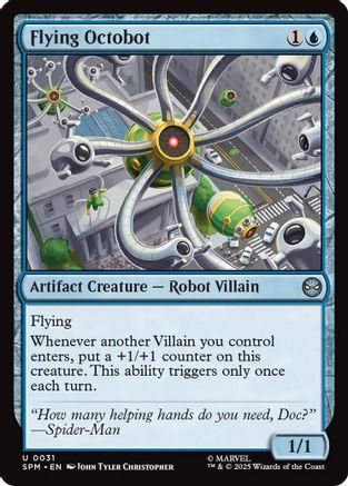 Flying Octobot (SPM-031) - Marvel's Spider-Man Foil | Grognard Games