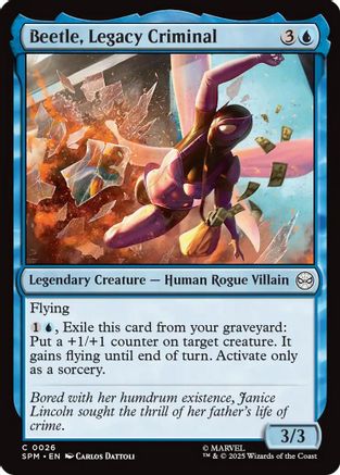 Beetle, Legacy Criminal (SPM-026) - Marvel's Spider-Man Foil | Grognard Games